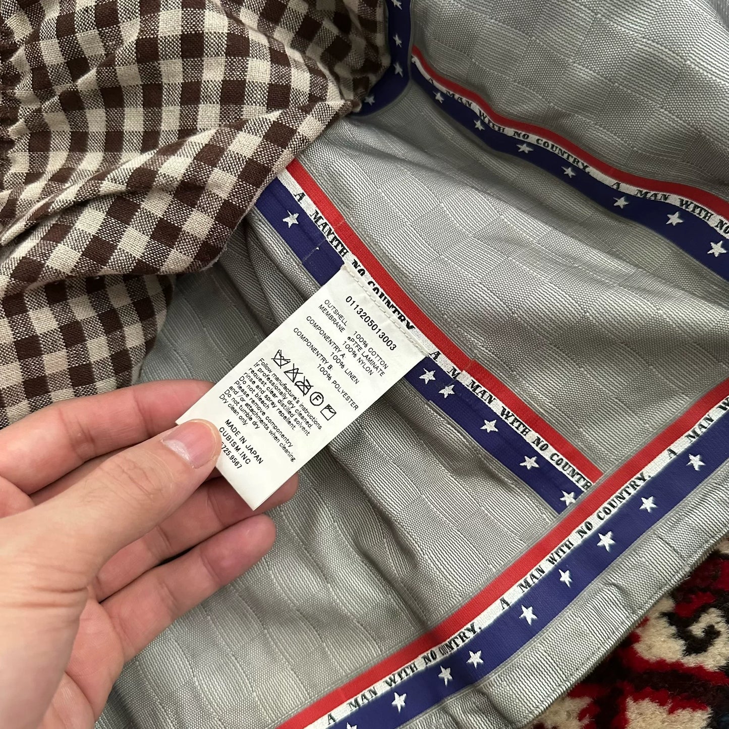 visvim gore-tex corduroy jacket size 1