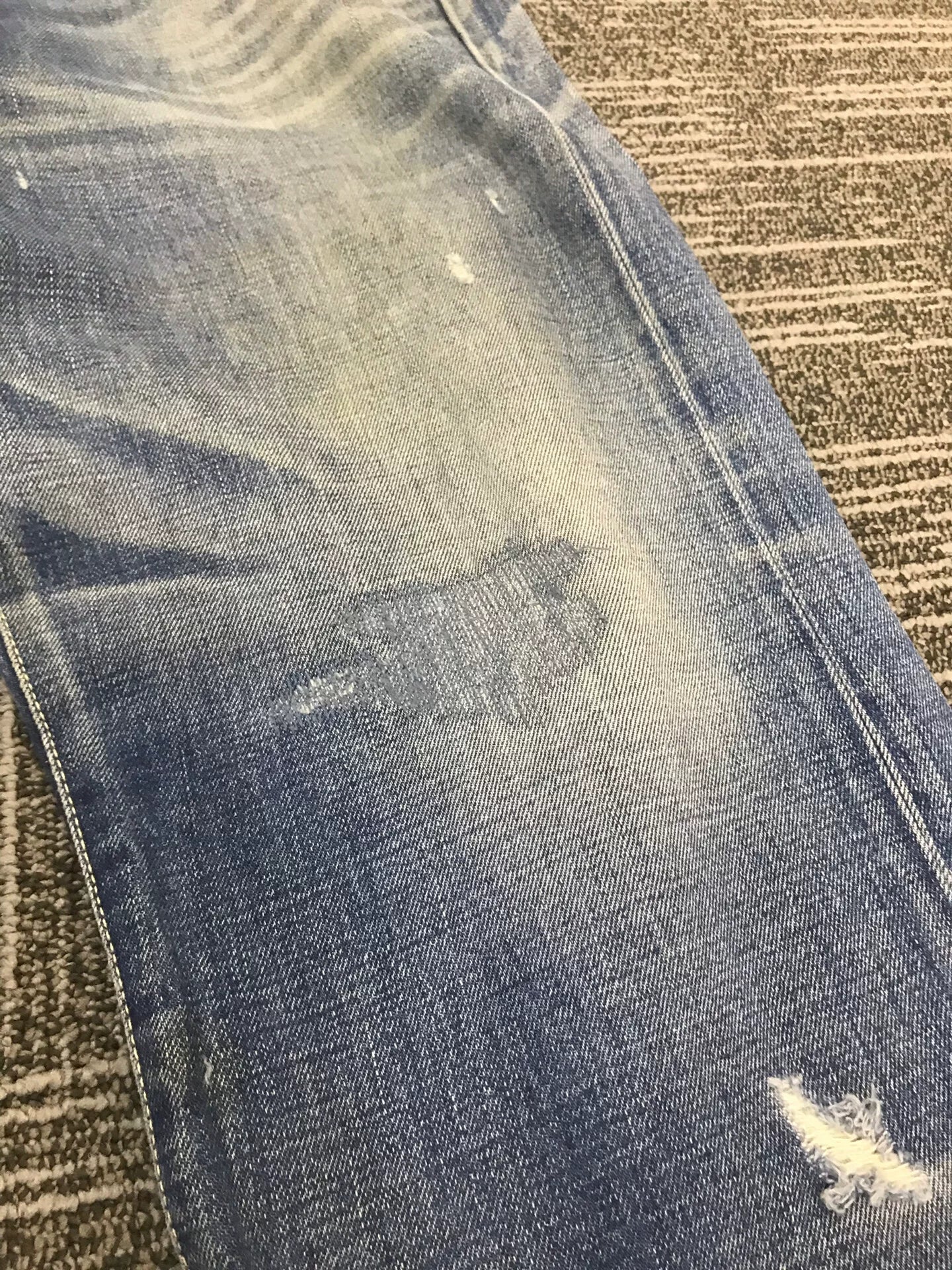 NBHD x Fragment Distressed Jeans