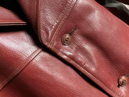 freewheelers burgundy leather jacket