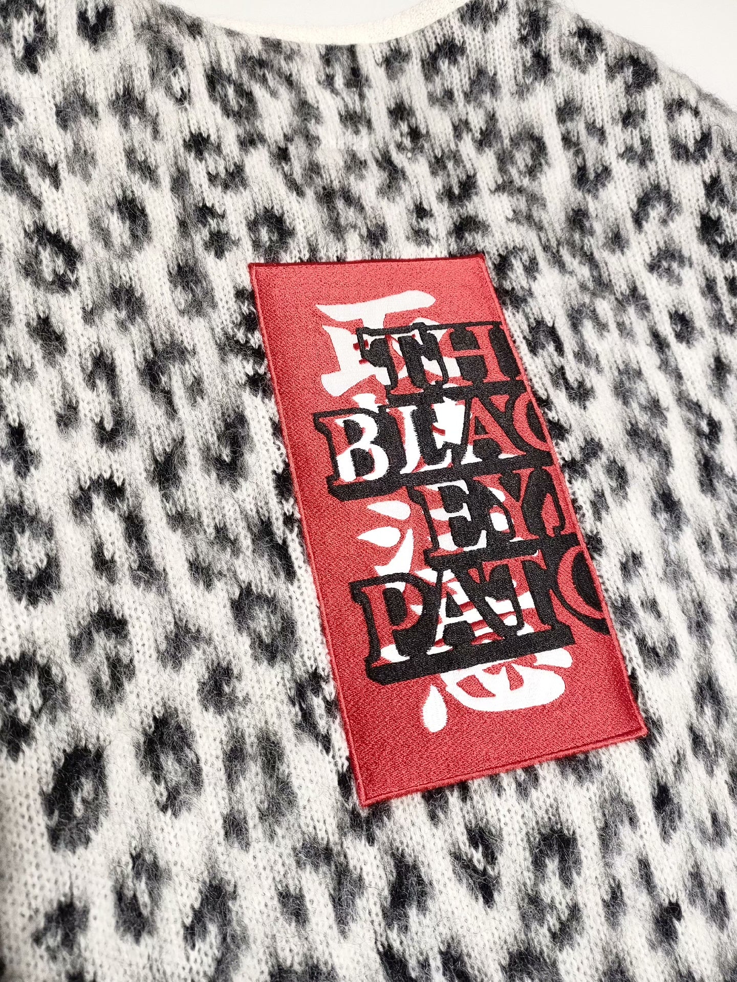 Wacko Maria Black Eye Patch Sweater