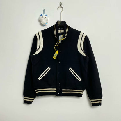 Saint Laurent SLP Black Baseball Jacket