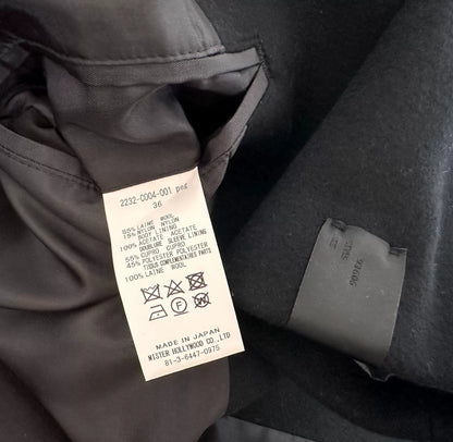 N.HOOLYWOOD Wool Blend Long Jacket