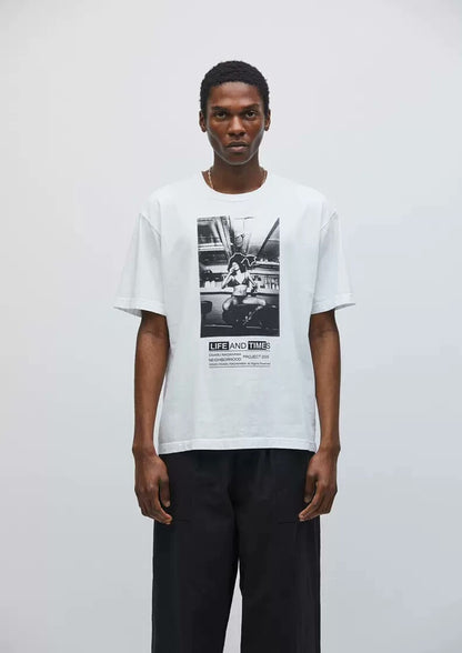 NEIGHBORHOOD x OSAMU NAGAHAMA TEE SS-3 25SS