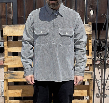 Visvim ICT Overpass L/S Half-Zip Shirt