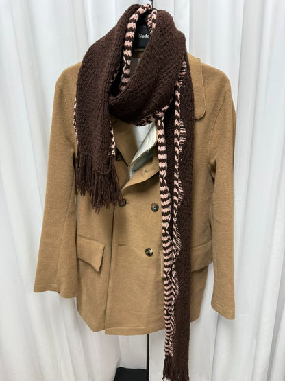 Dries van Noten Wool Fringe Patterned Scarf