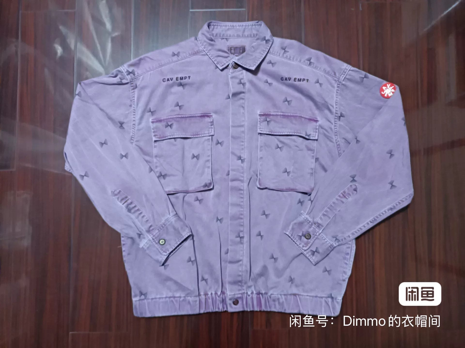 CAVEMPT 20AW Allover Print Washed Jacket