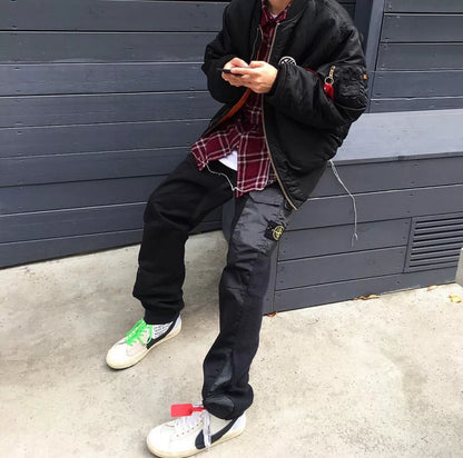 stone island classic patchwork pants