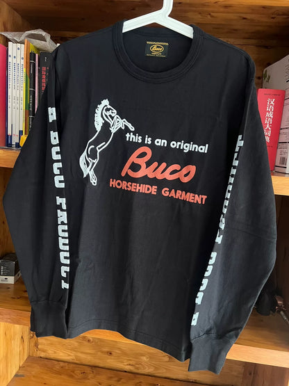 original buco black long sleeve t-shirt