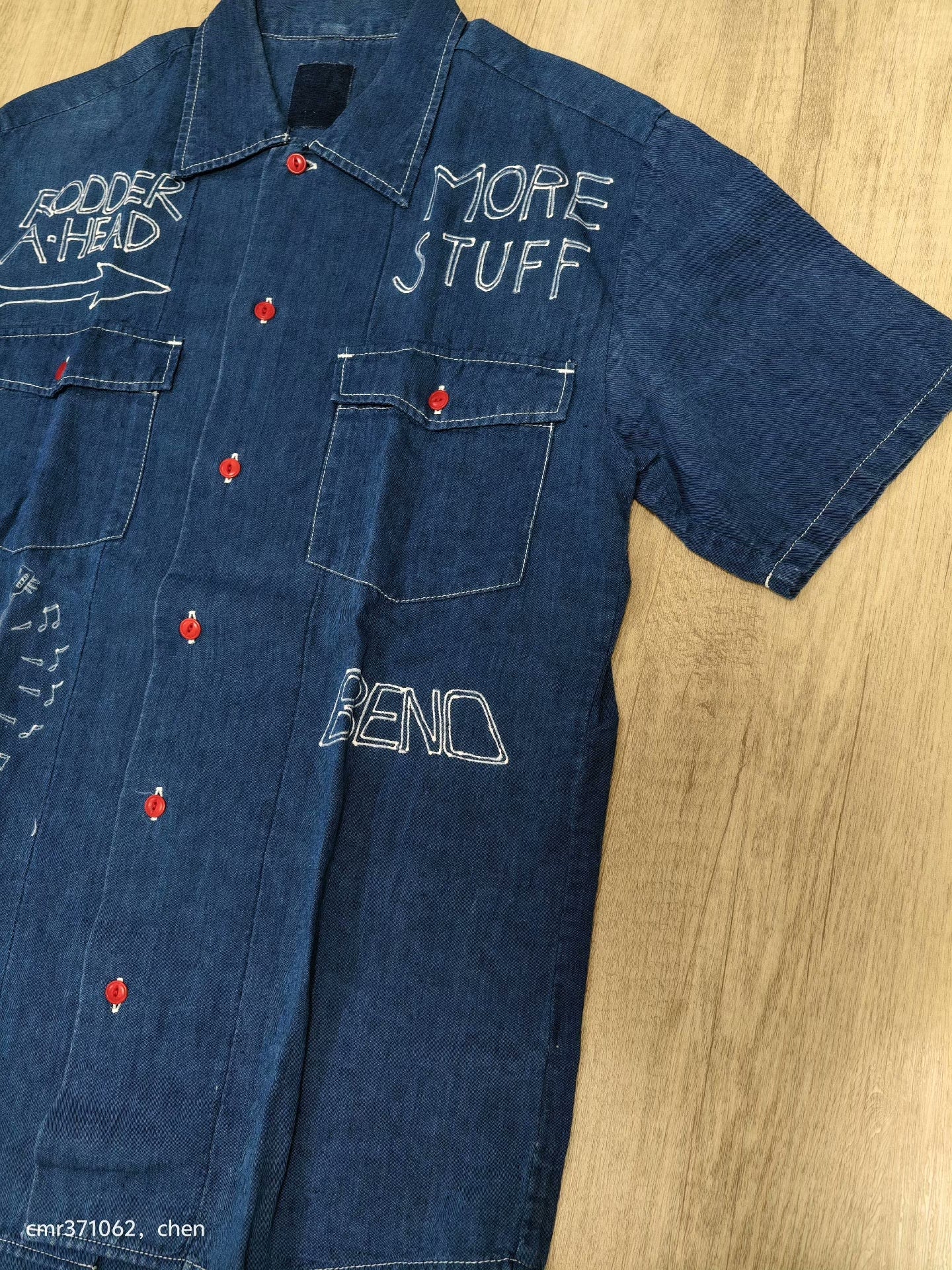 visvim 14 ICT Rust Belt Hand Paint