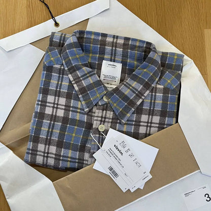 24ss visvim PIONEER KHADI CHECK L/S