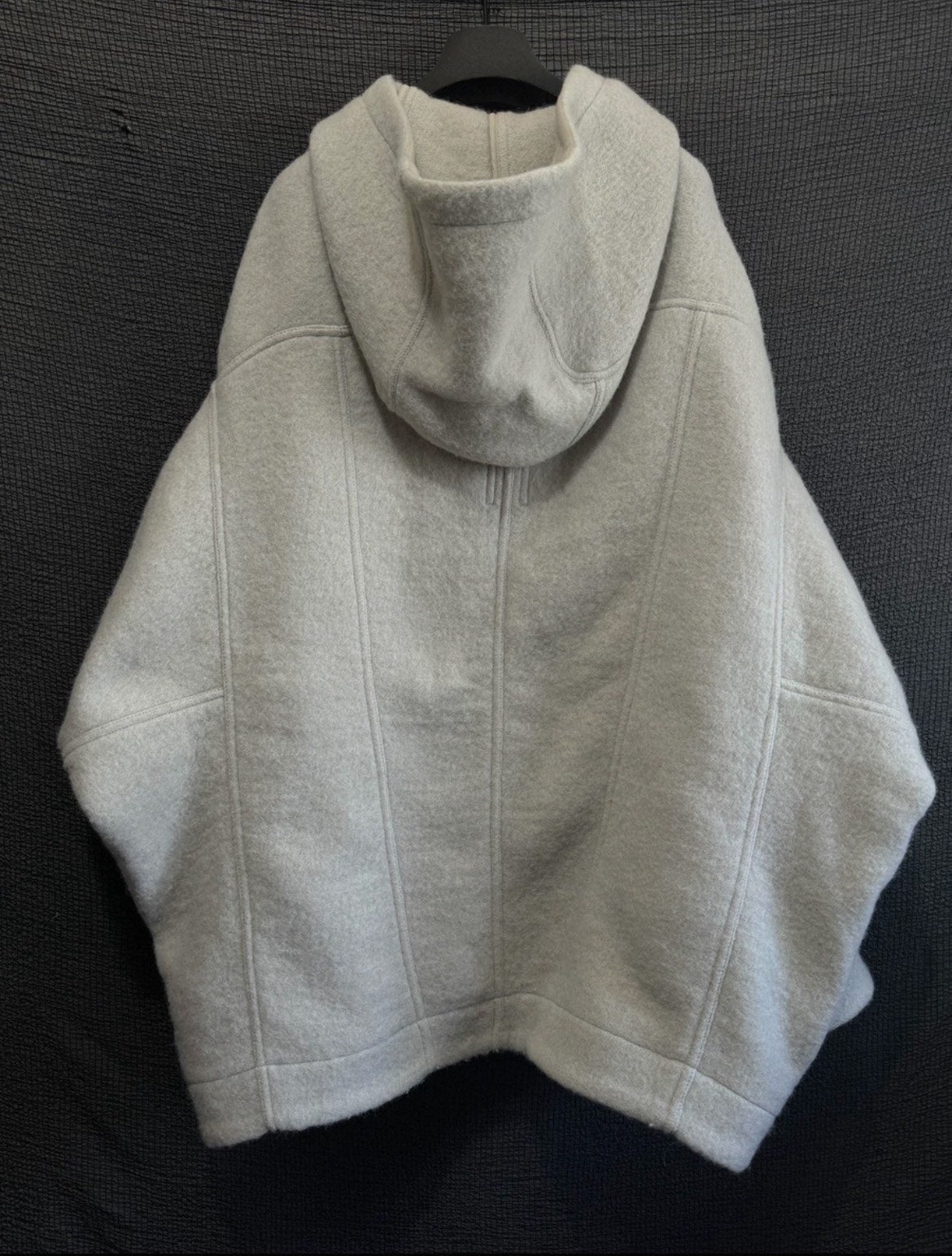 oversized batwing hooded jacket by Rick Owens