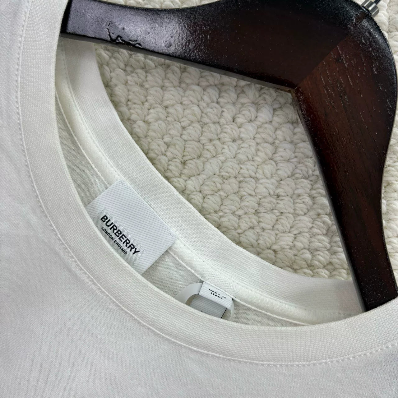 white graphic t-shirt with deer print