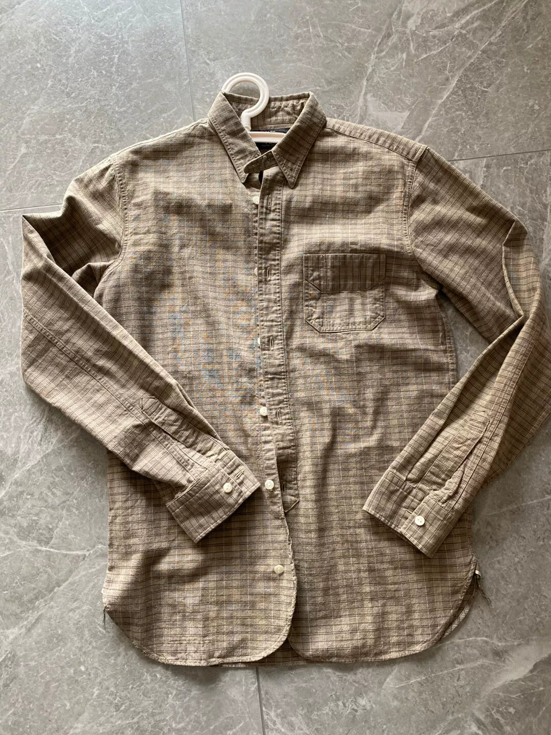 RRL Long Sleeve Shirt in Brown Tones