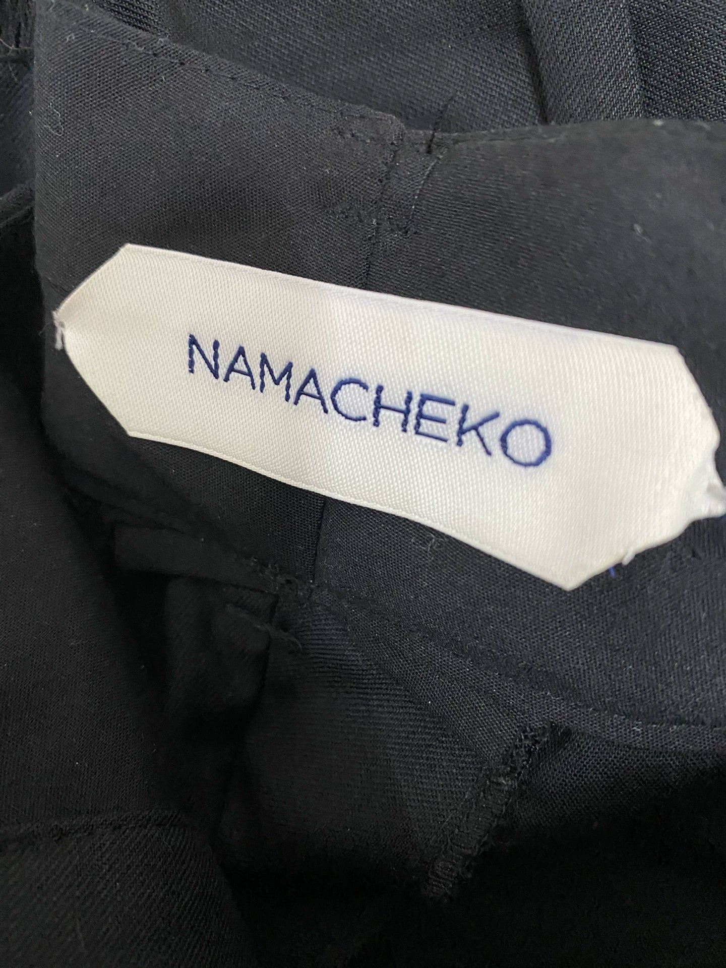Namacheko 18SS Wool Fringe Wide-Leg Pants