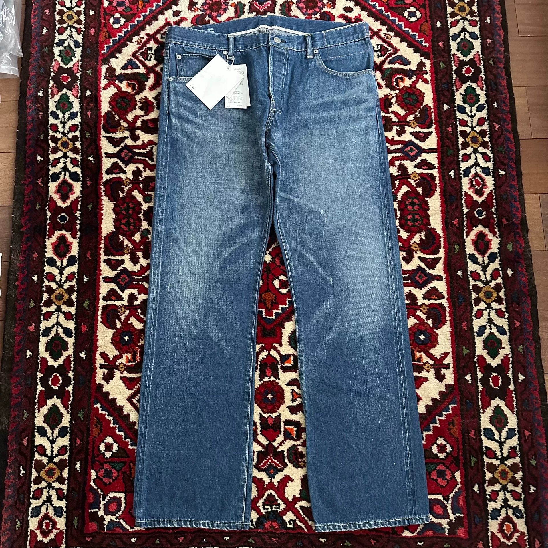 visvim wide wash denim pants w36l30