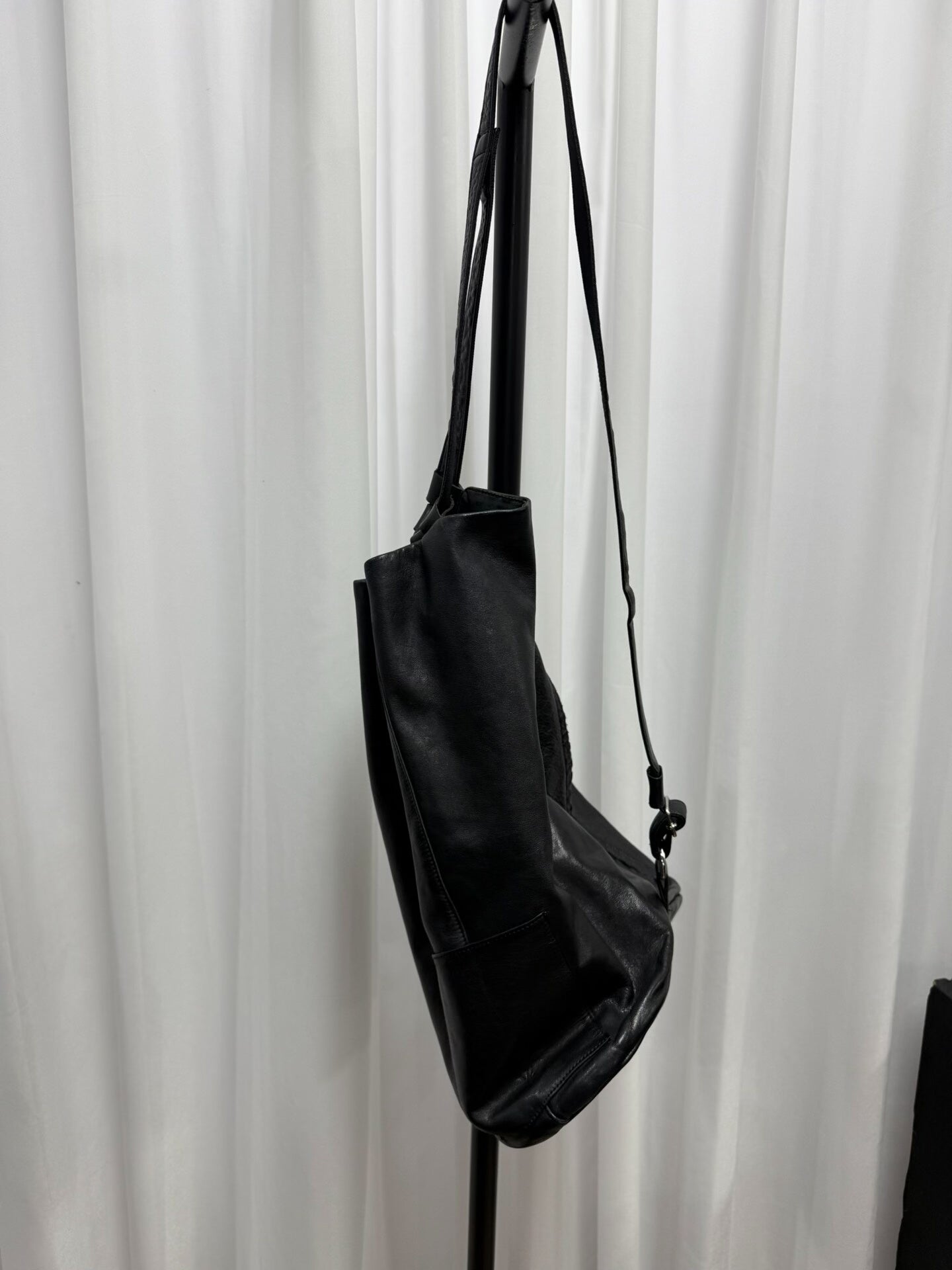 Yohji Yamamoto Y's Leather Bucket Bag