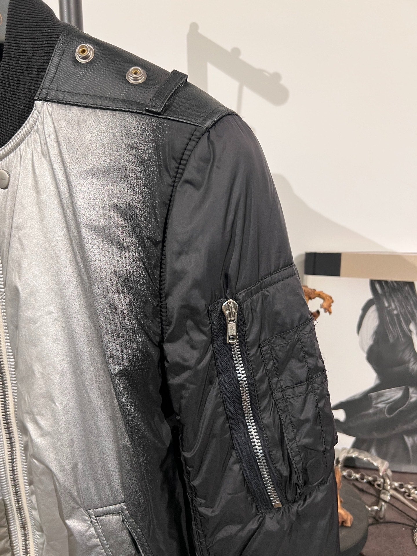 Rick Owens Spliced Ma-1 Jacket