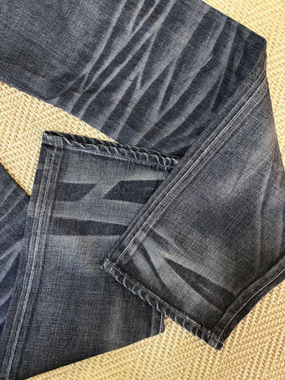 Neighborhood 07EX Distressed Wash Narrow Jeans