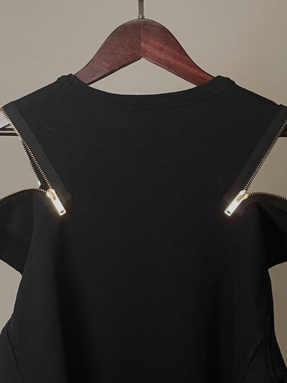 alexander mcqueen fw14 double zipper sweatshirt