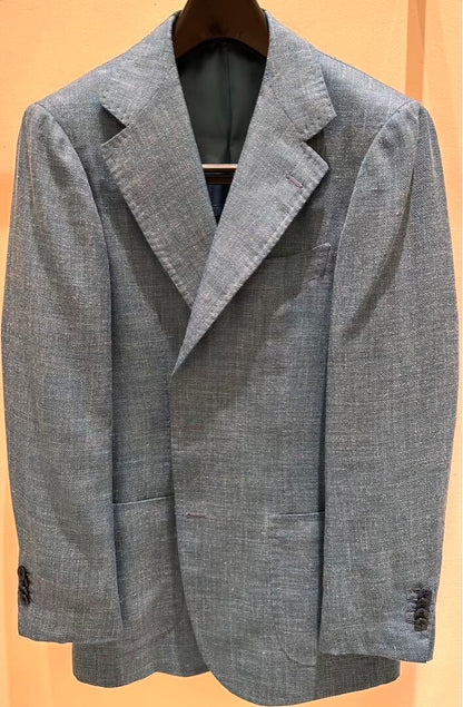 elegant cashmere blend single-breasted blazer
