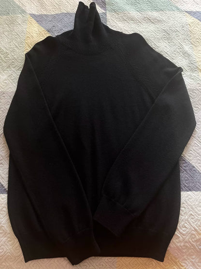 Saint Laurent Black Turtleneck Sweater