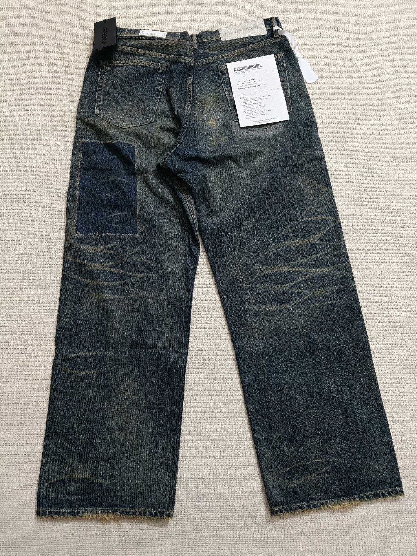 NEIGHBORHOOD SAVAGE DENIM DP WIDE PANTS