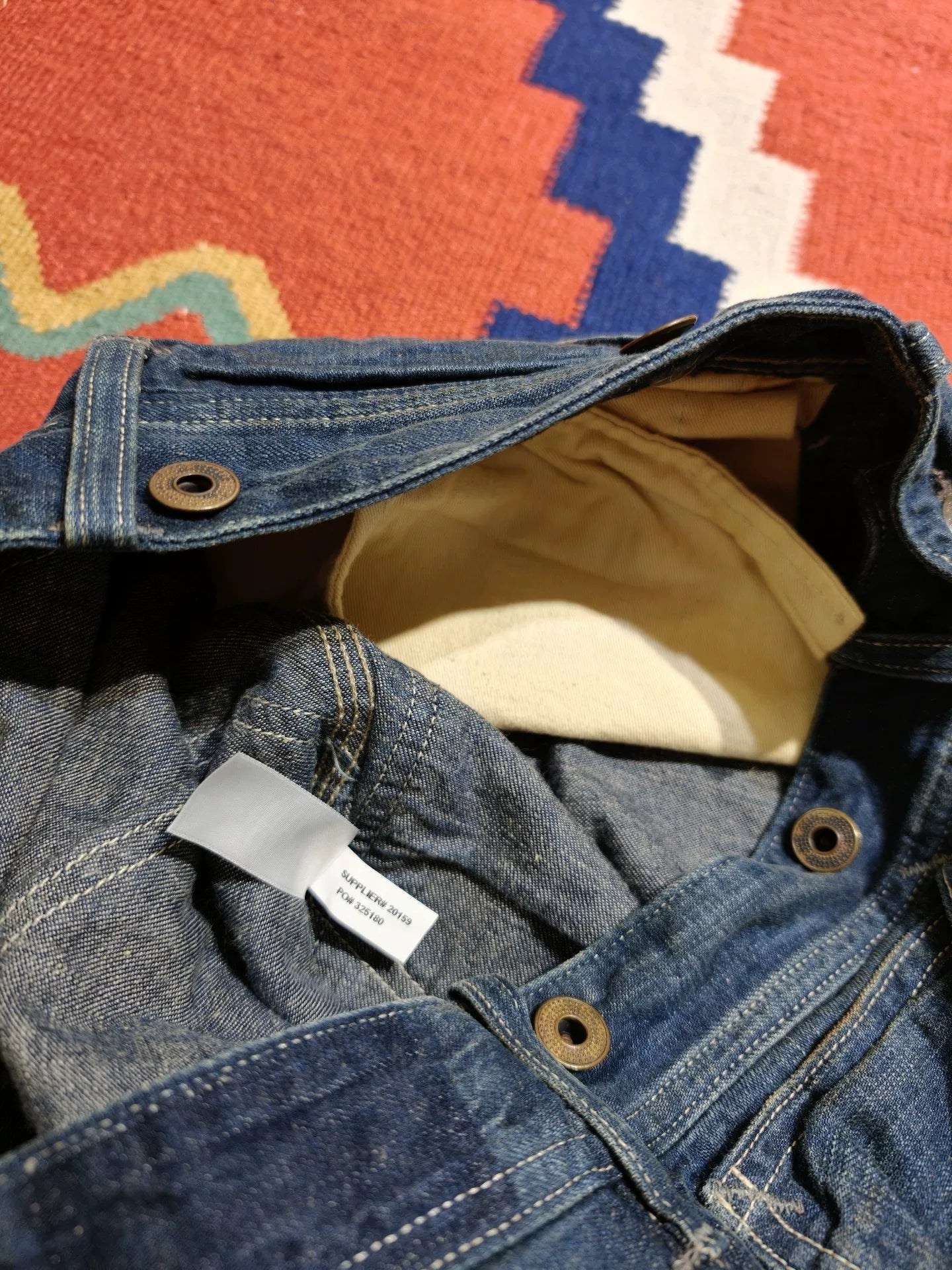 RRL Distressed Patched Work Pants