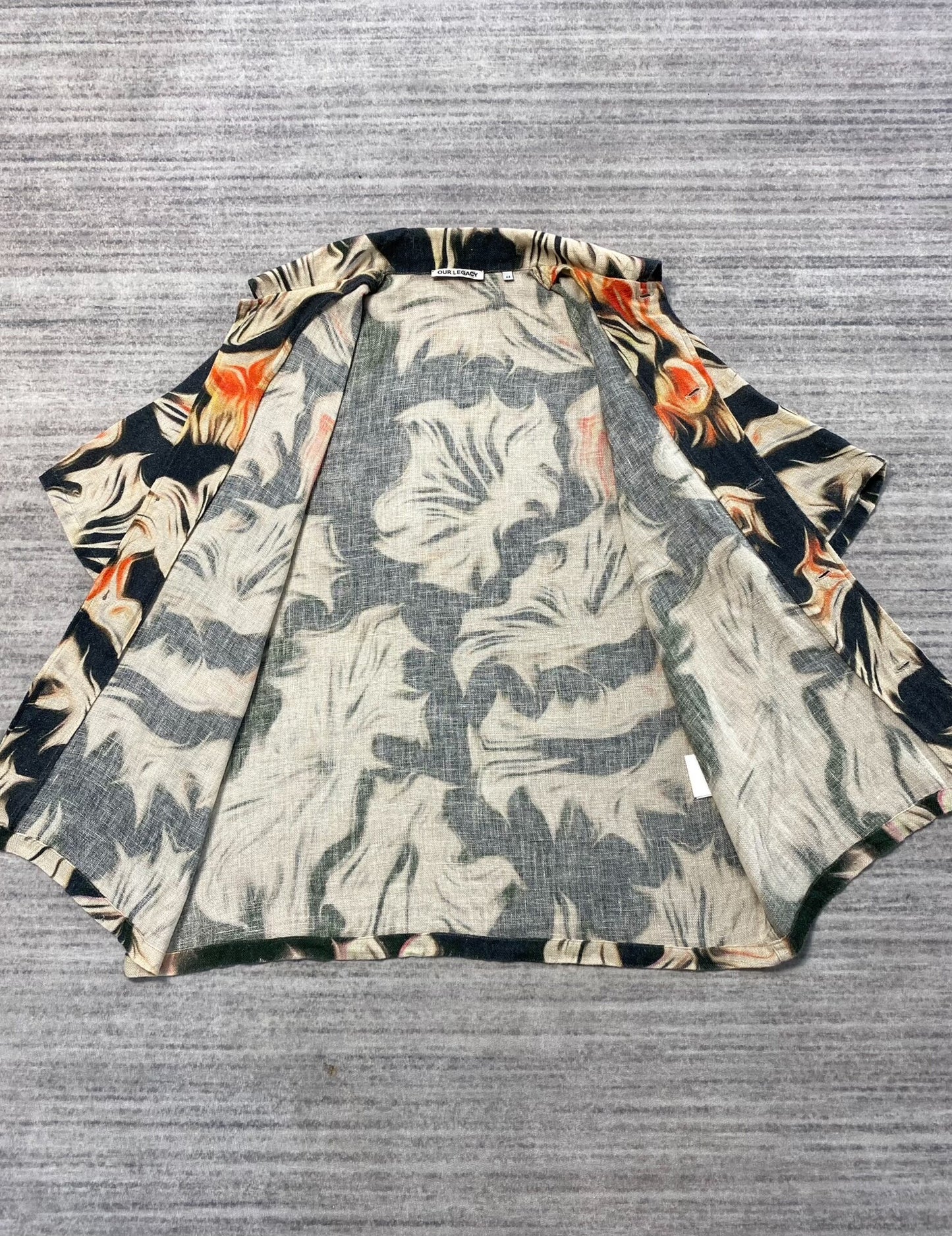 Our Legacy Short Sleeve Floral Box Shirt