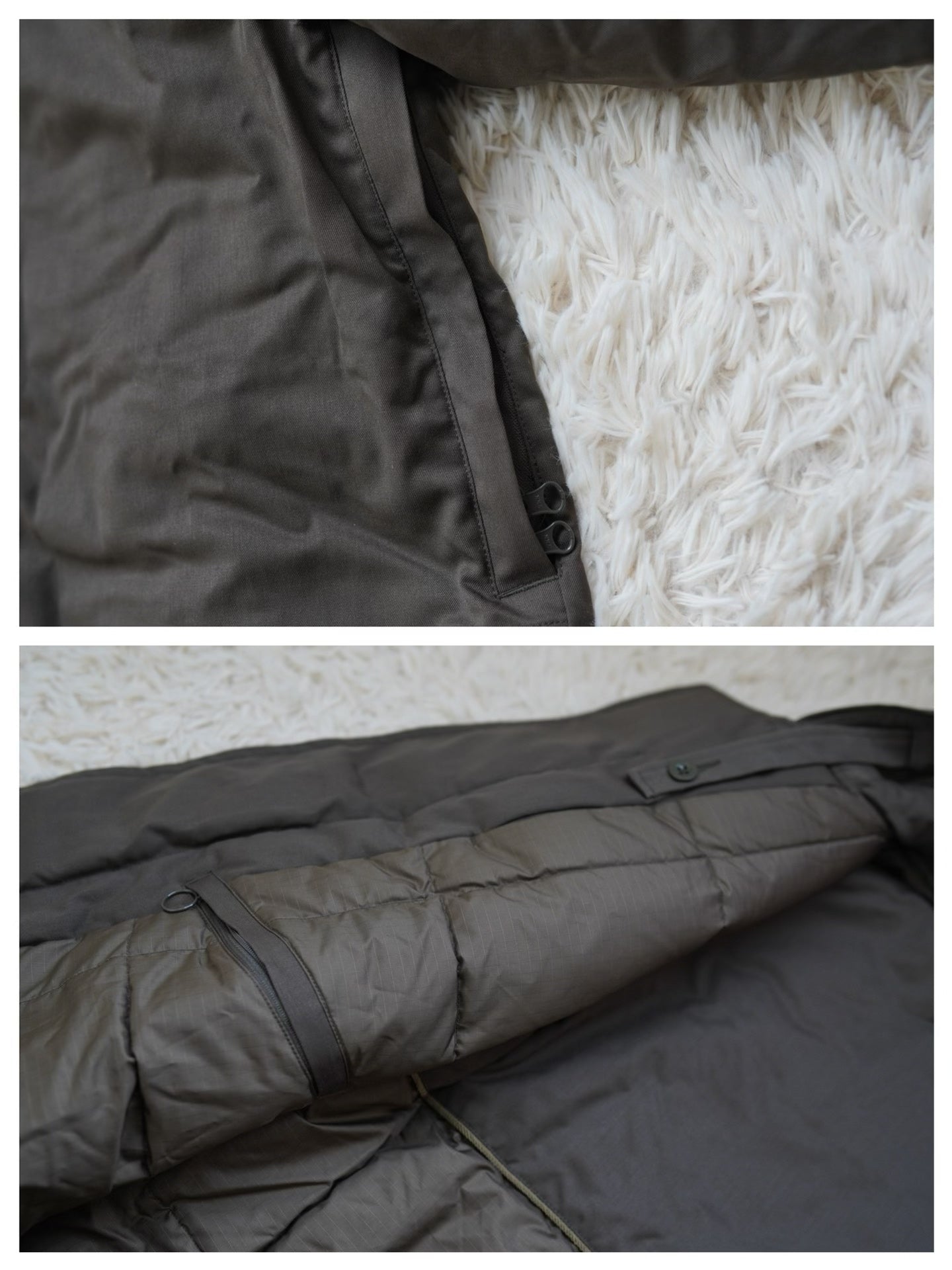 nanamica SUBF977 Wool Down Long Coat