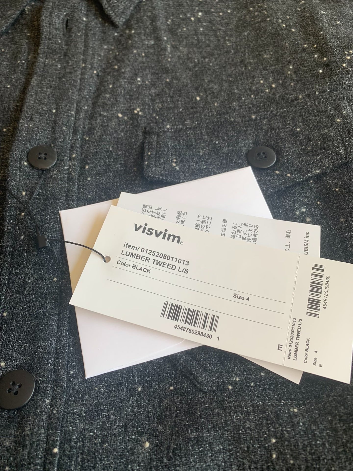 VISVIM LUMBER TWEED L/S Shirt Jacket