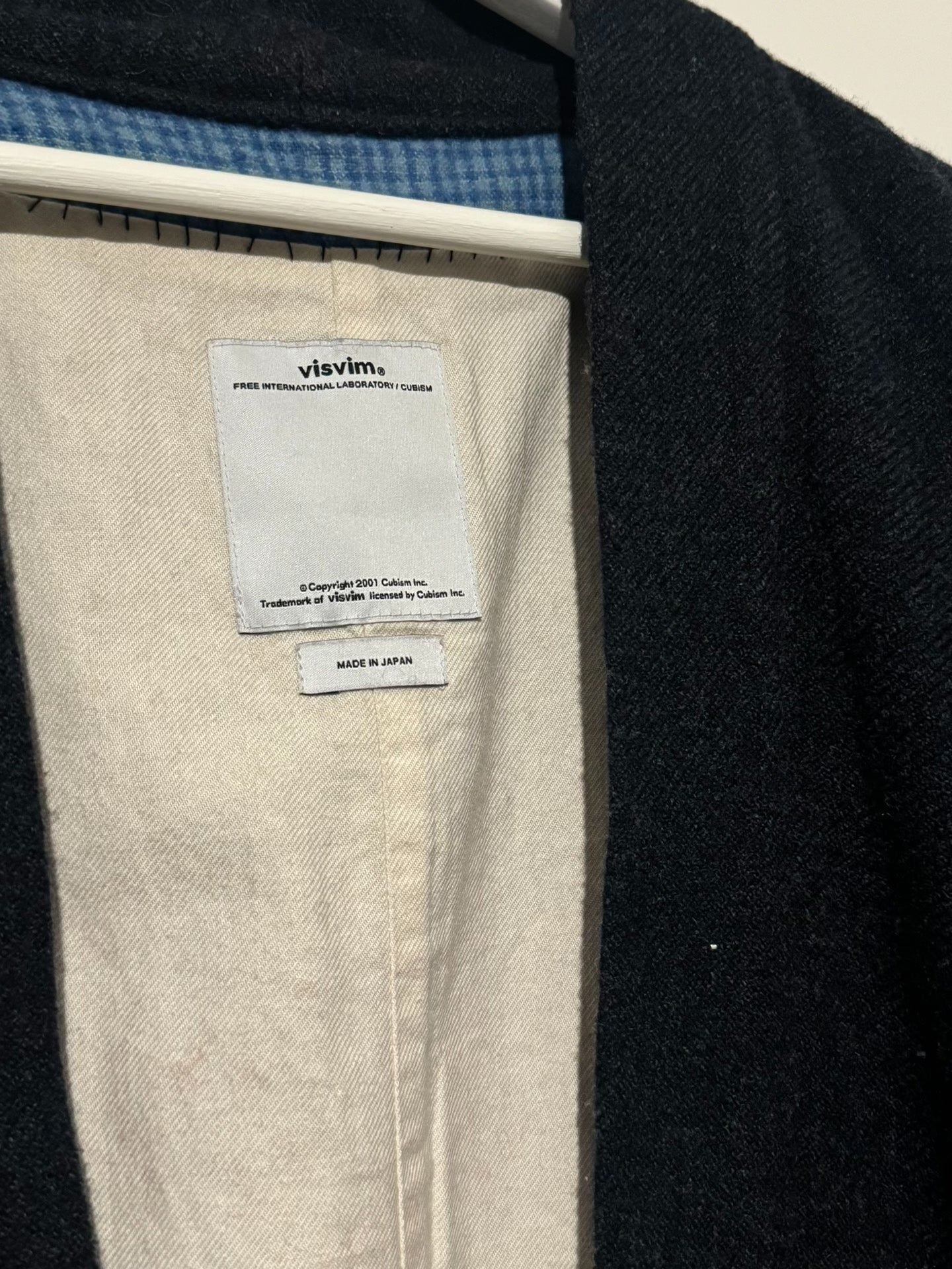 VISVIM Dark Blue Robe Cardigan