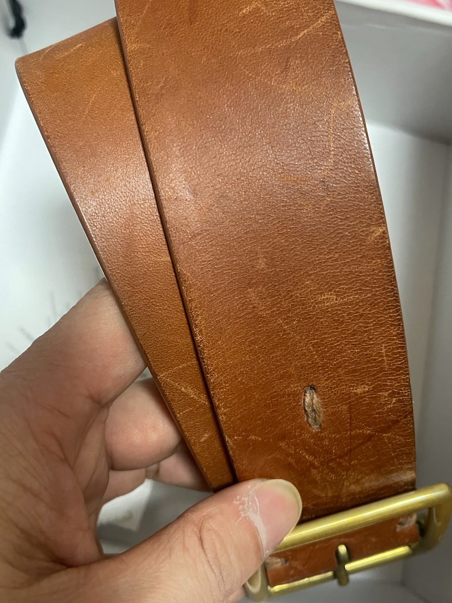 VISVIM 24AW Plain Belt 45mm