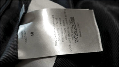 Dior Homme Black Cashmere Overcoat