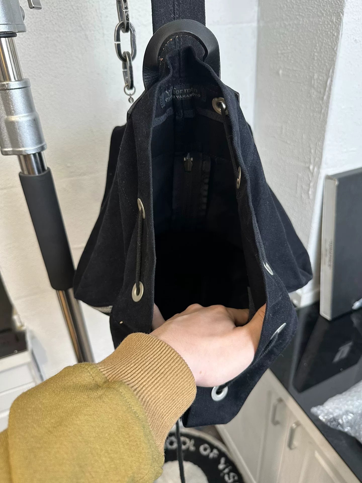 Yohji Yamamoto Y's Multi-Zip Bag