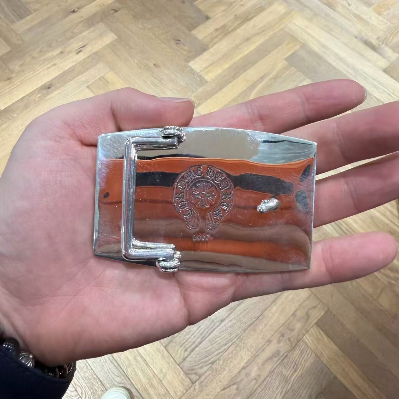 Chrome Hearts Medium Flame Belt Buckle