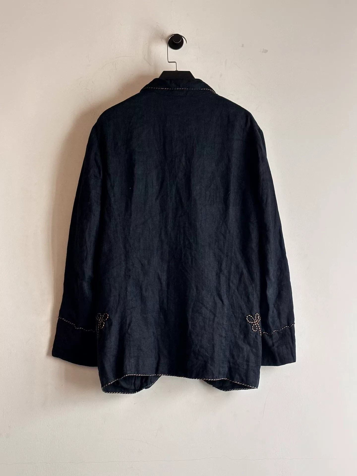 Dries Van Noten 2006 Embroidered Linen Jacket