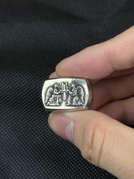 Chrome Hearts Big PJ Angel Ring