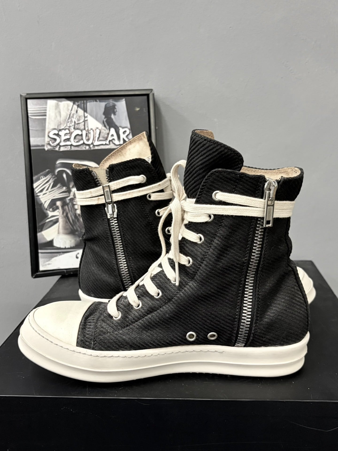 Rick Owens Drkshdw Canvas High-Top