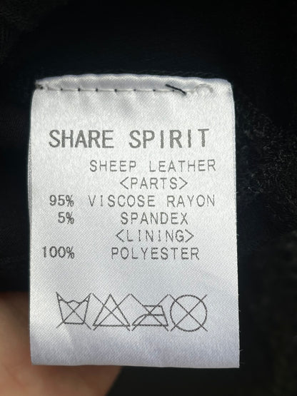 snake skin leather jacket