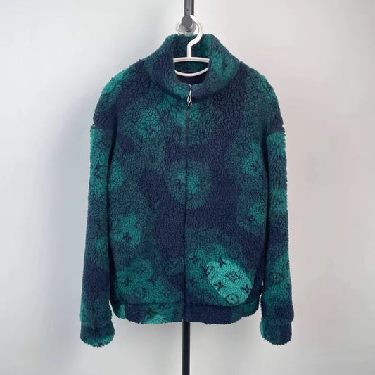 Louis Vuitton Dark Green Monogram Teddy Jacket Size M