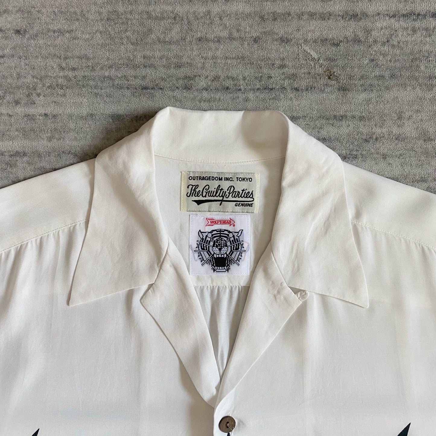 WackoMaria Skull Tattoo Short Sleeve Shirt