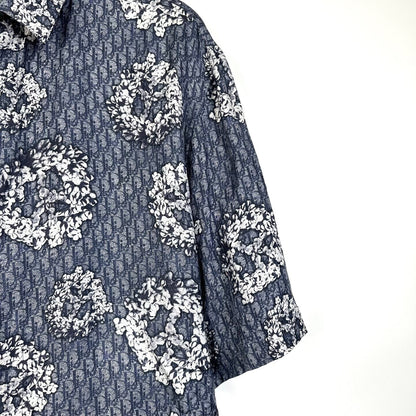 DIOR x Denim Tears Silk Monogram Oversized Shirt