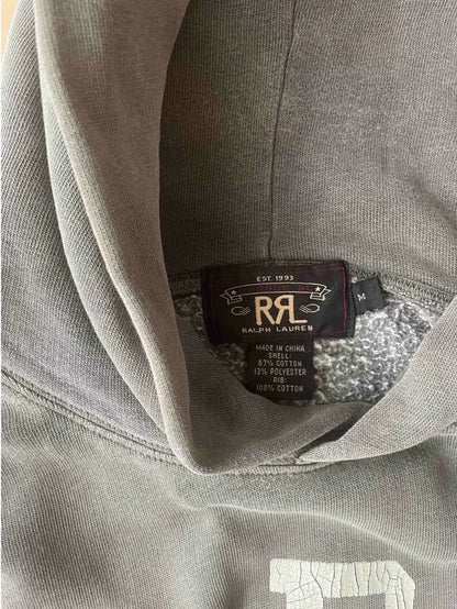 vintage rrl 93 shield graphic hoodie
