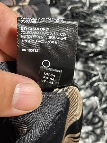 amiri carne short sleeve silk shirt