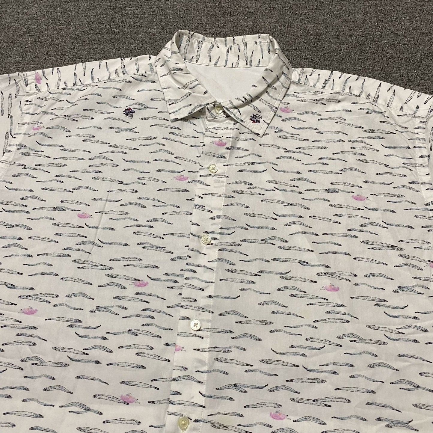 BEAMS SSZ Fish Print Shirt