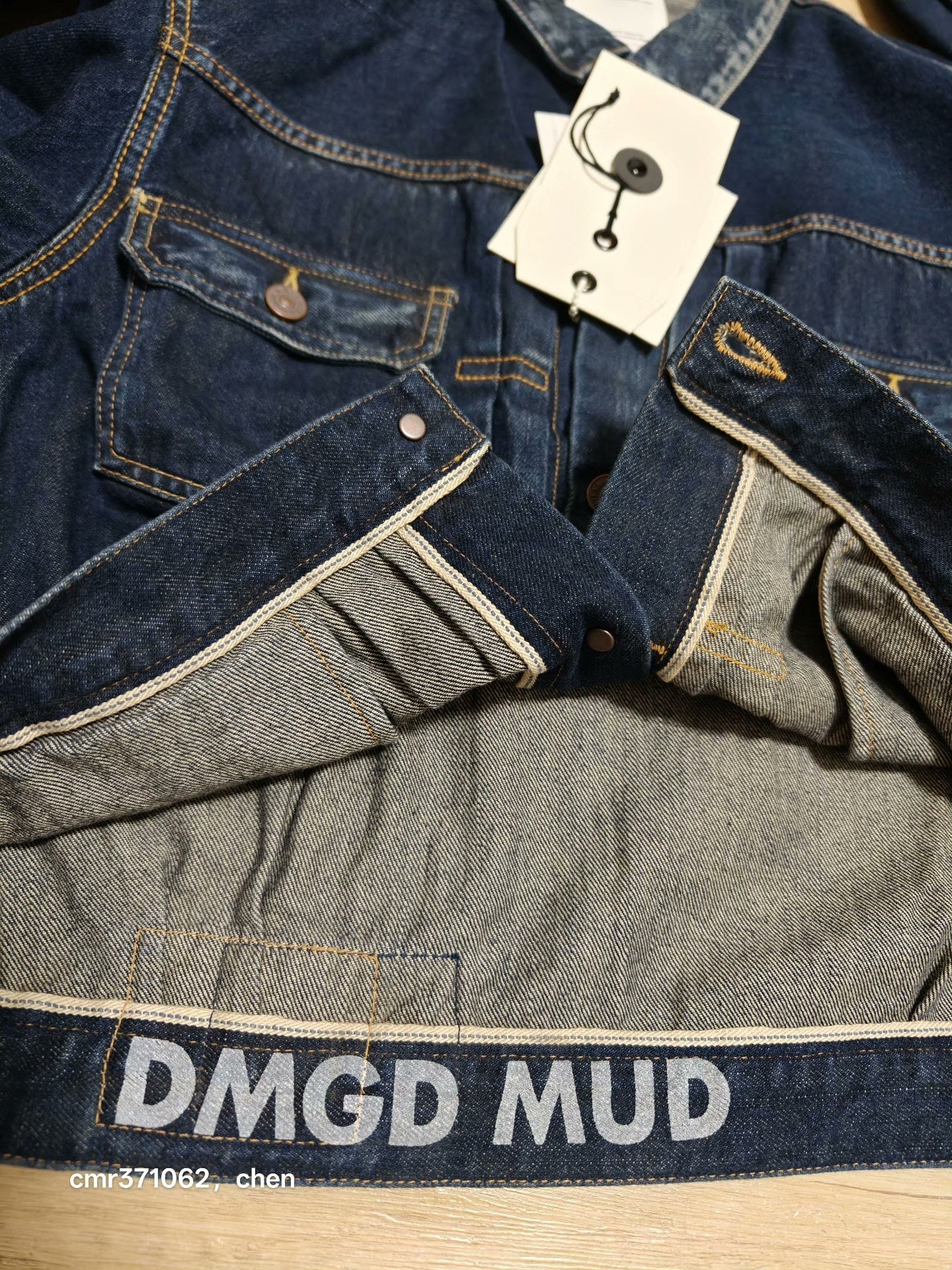VISVIM 101X JKT DMGD MUD OD