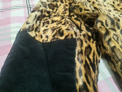 leopard print hooded jacket for men