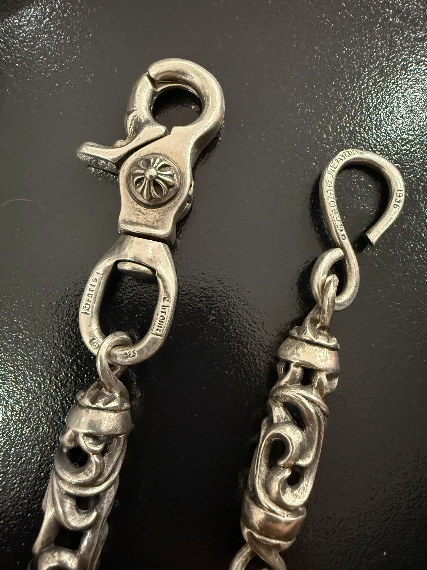 Chrome Hearts Vine Carving Lobster Clasp Pant Chain
