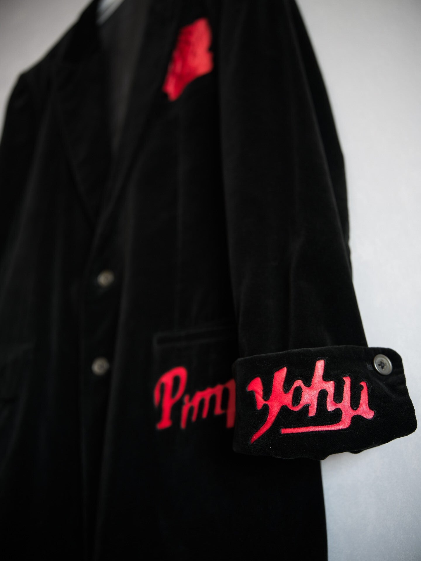 Yohji Yamamoto Velvet Rose Jacket