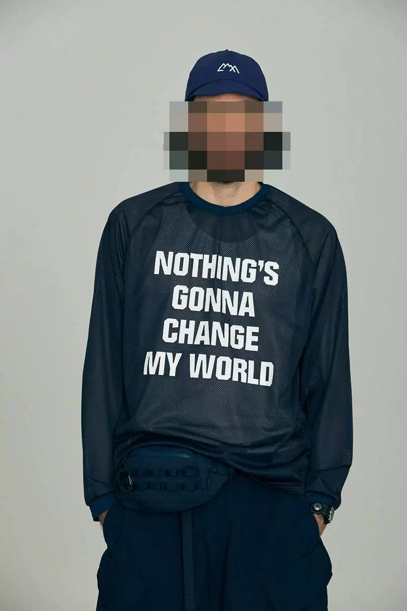 comfy quick dry outdoor mesh long sleeve tee